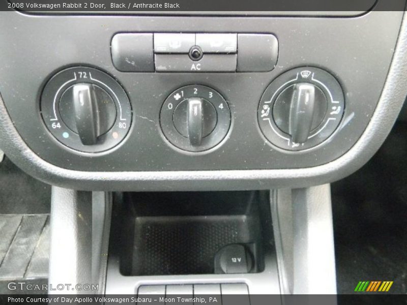Black / Anthracite Black 2008 Volkswagen Rabbit 2 Door