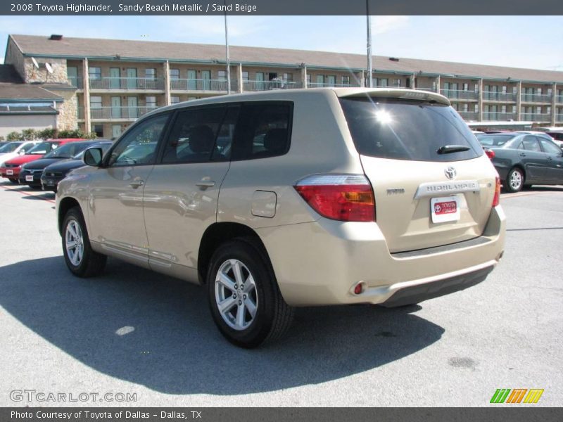 Sandy Beach Metallic / Sand Beige 2008 Toyota Highlander