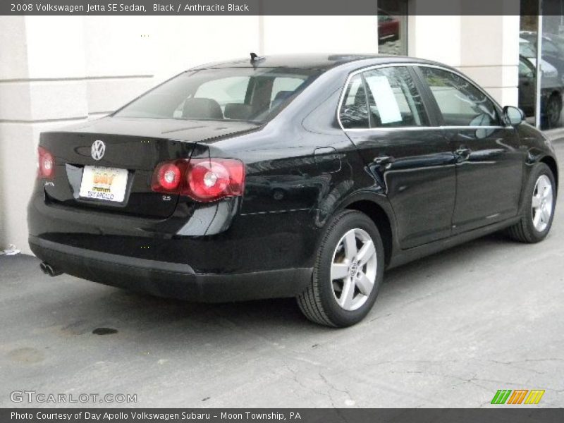 Black / Anthracite Black 2008 Volkswagen Jetta SE Sedan