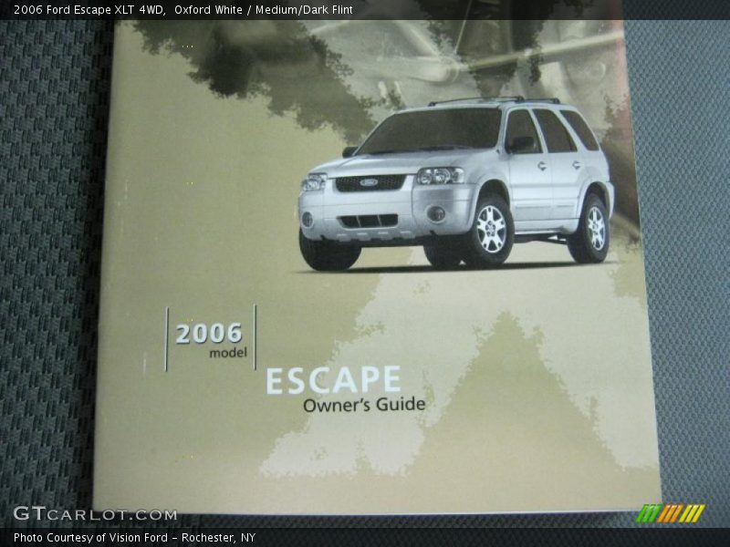 Oxford White / Medium/Dark Flint 2006 Ford Escape XLT 4WD