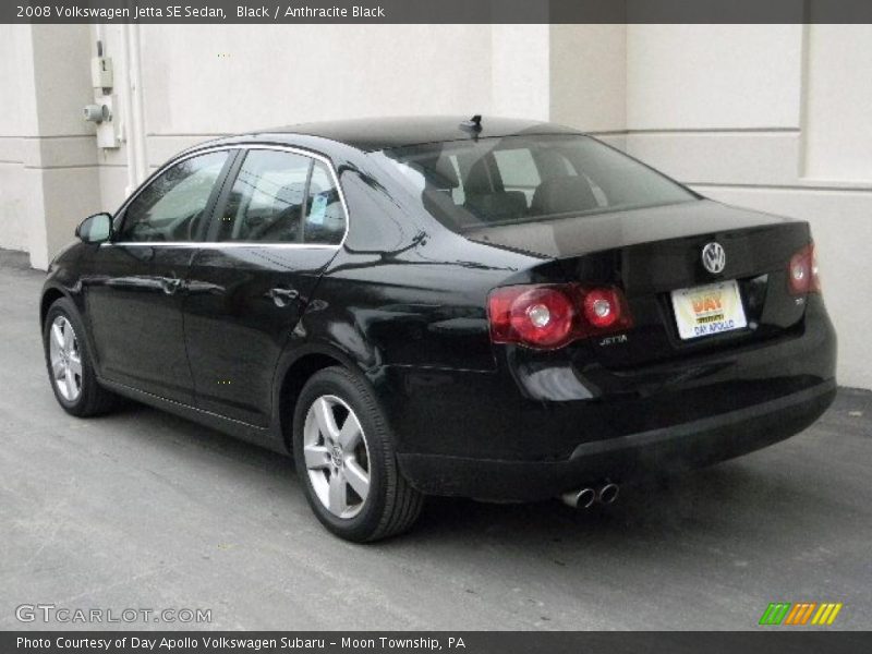 Black / Anthracite Black 2008 Volkswagen Jetta SE Sedan