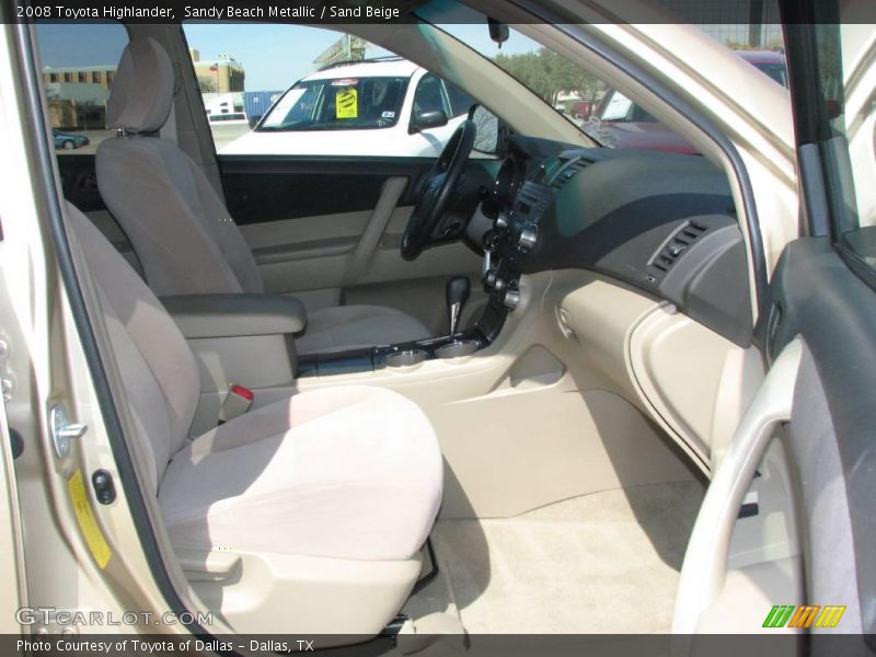 Sandy Beach Metallic / Sand Beige 2008 Toyota Highlander
