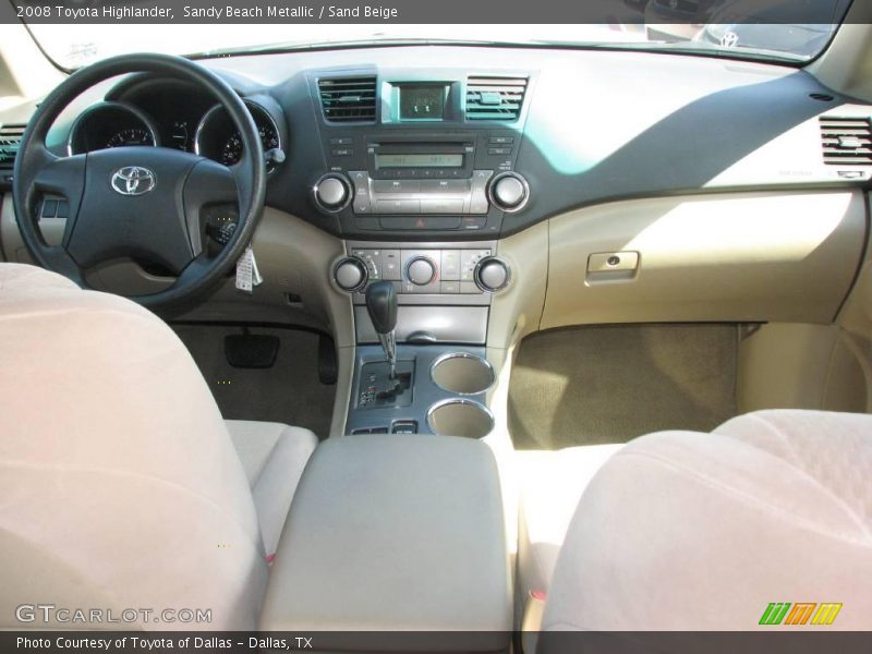 Sandy Beach Metallic / Sand Beige 2008 Toyota Highlander