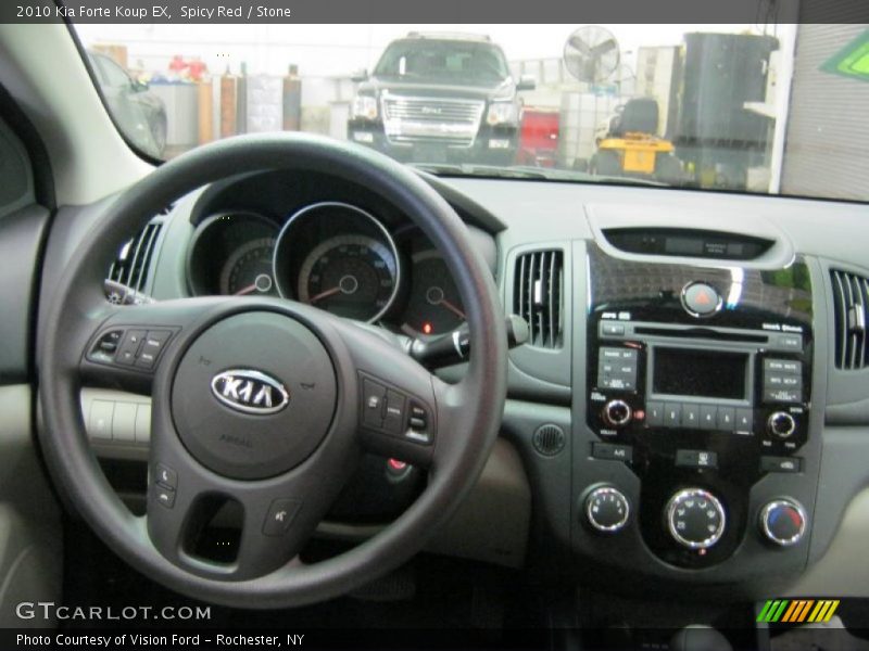 Spicy Red / Stone 2010 Kia Forte Koup EX