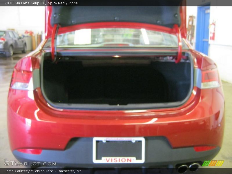 Spicy Red / Stone 2010 Kia Forte Koup EX