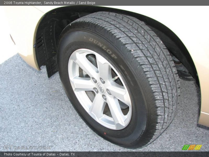 Sandy Beach Metallic / Sand Beige 2008 Toyota Highlander