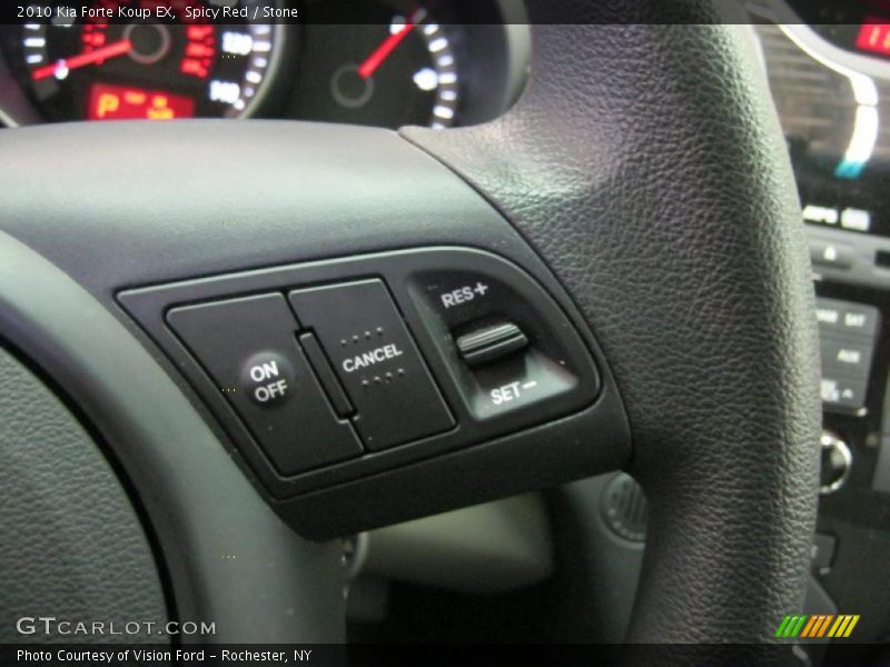 Spicy Red / Stone 2010 Kia Forte Koup EX