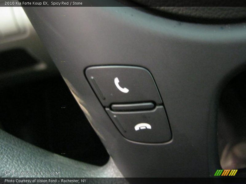 Spicy Red / Stone 2010 Kia Forte Koup EX