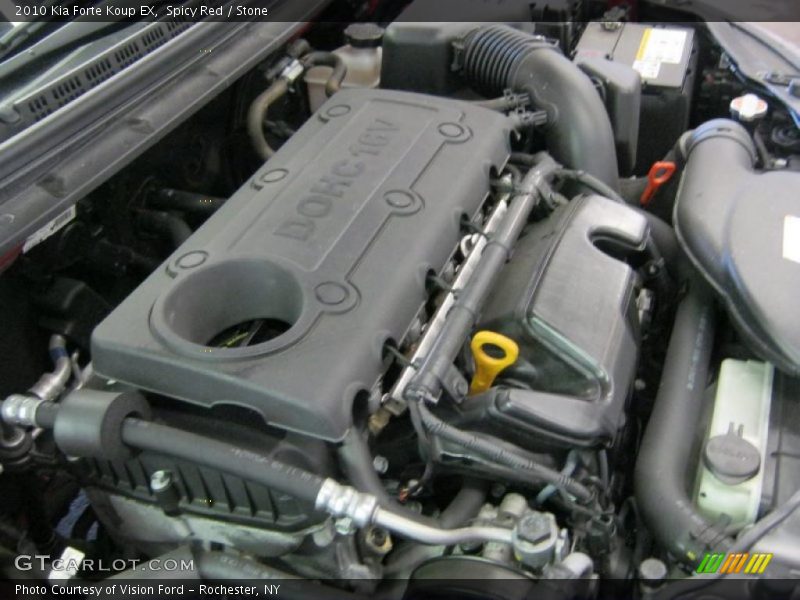 Spicy Red / Stone 2010 Kia Forte Koup EX