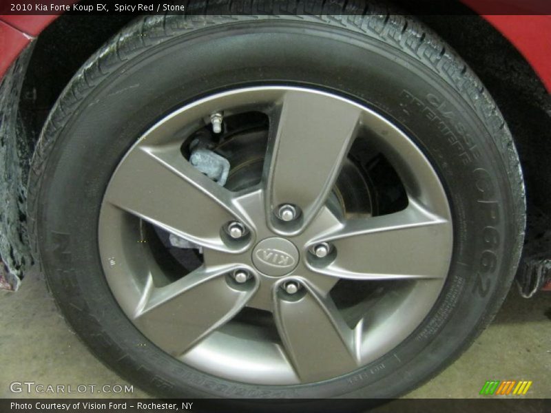 Spicy Red / Stone 2010 Kia Forte Koup EX
