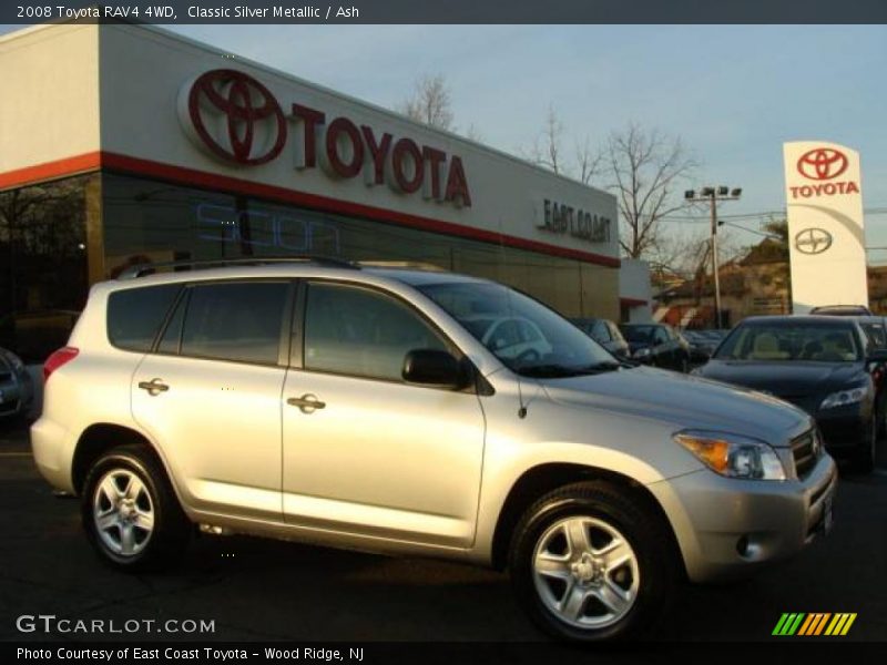 Classic Silver Metallic / Ash 2008 Toyota RAV4 4WD