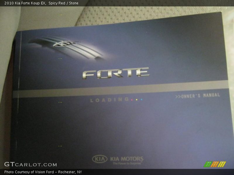 Spicy Red / Stone 2010 Kia Forte Koup EX