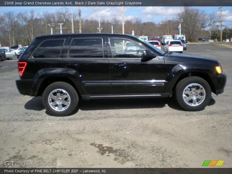 Black / Dark Slate Gray/Light Graystone 2008 Jeep Grand Cherokee Laredo 4x4