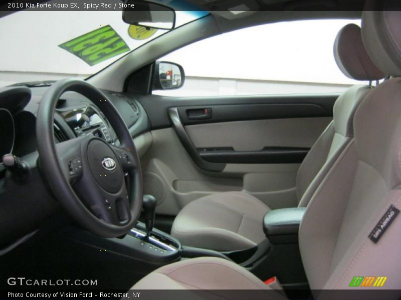 Spicy Red / Stone 2010 Kia Forte Koup EX