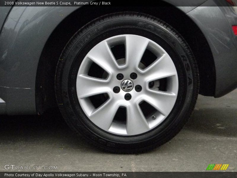 Platinum Grey / Black 2008 Volkswagen New Beetle S Coupe
