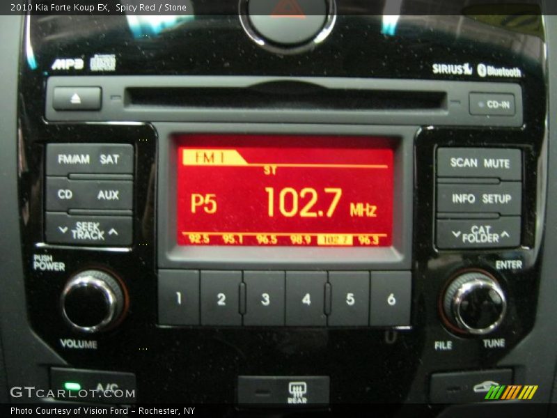 Spicy Red / Stone 2010 Kia Forte Koup EX