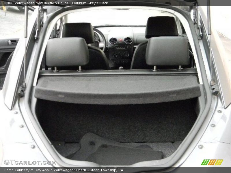 Platinum Grey / Black 2008 Volkswagen New Beetle S Coupe