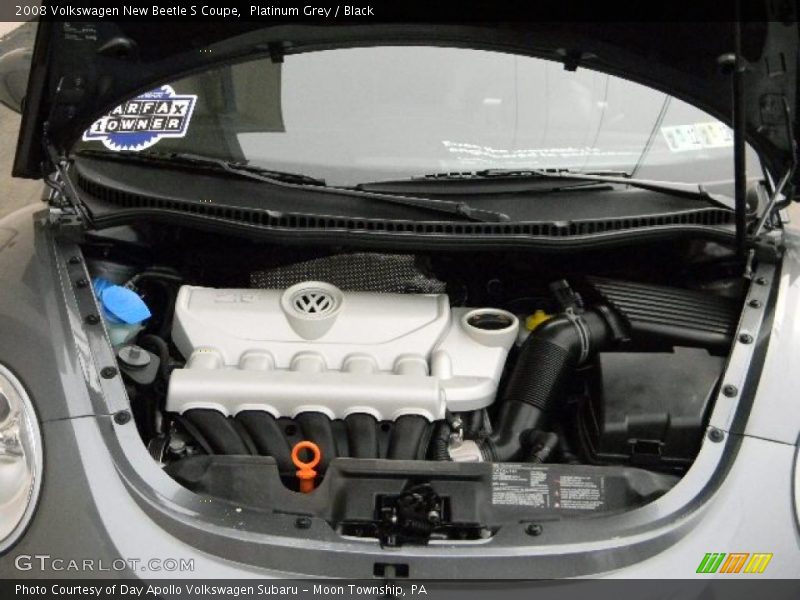 Platinum Grey / Black 2008 Volkswagen New Beetle S Coupe