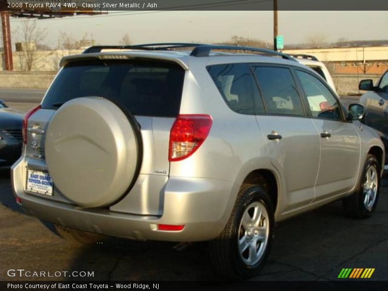 Classic Silver Metallic / Ash 2008 Toyota RAV4 4WD