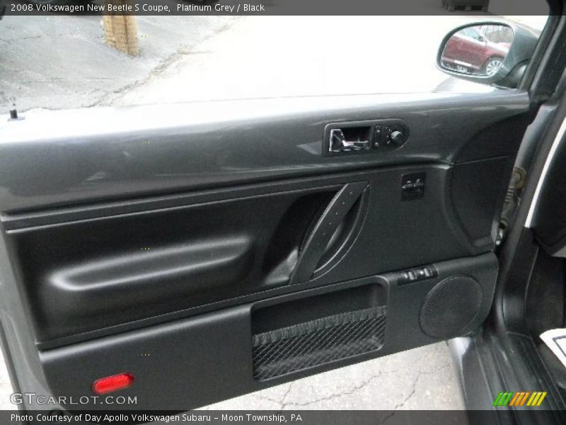 Platinum Grey / Black 2008 Volkswagen New Beetle S Coupe