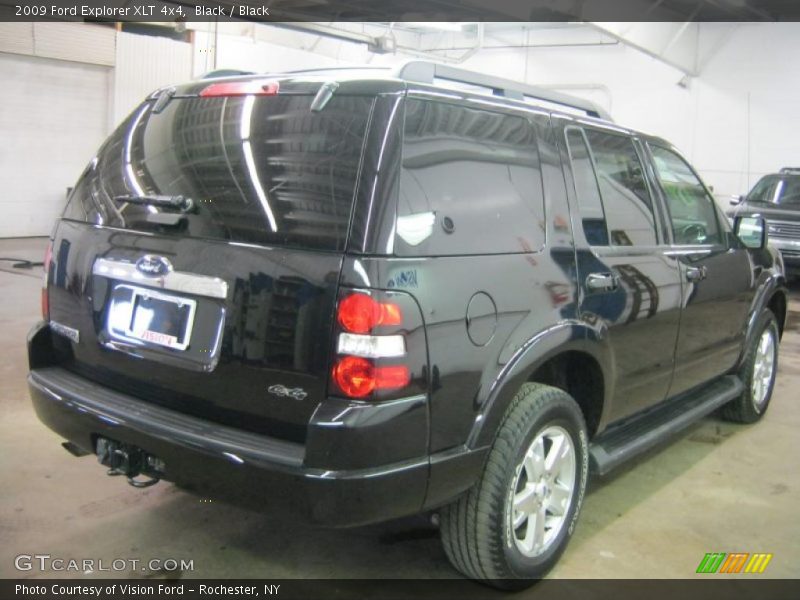 Black / Black 2009 Ford Explorer XLT 4x4