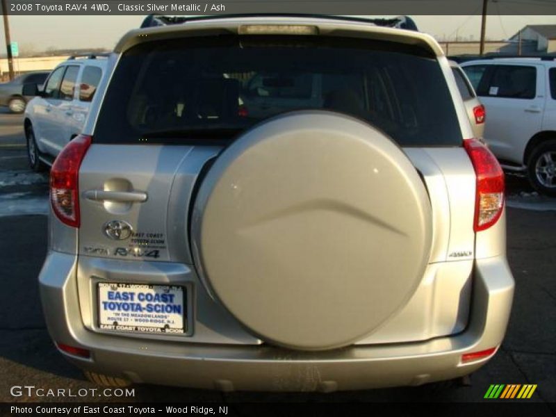 Classic Silver Metallic / Ash 2008 Toyota RAV4 4WD