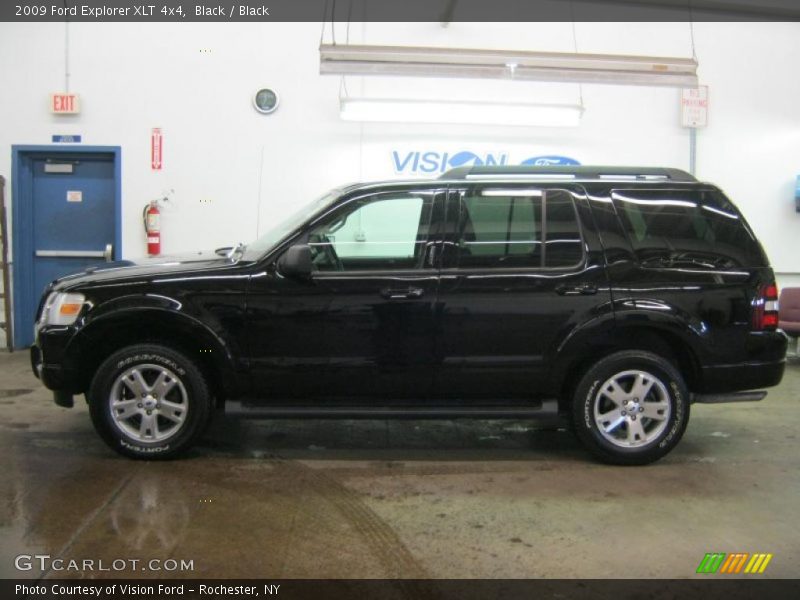 Black / Black 2009 Ford Explorer XLT 4x4