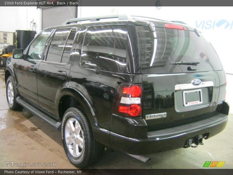 Black / Black 2009 Ford Explorer XLT 4x4