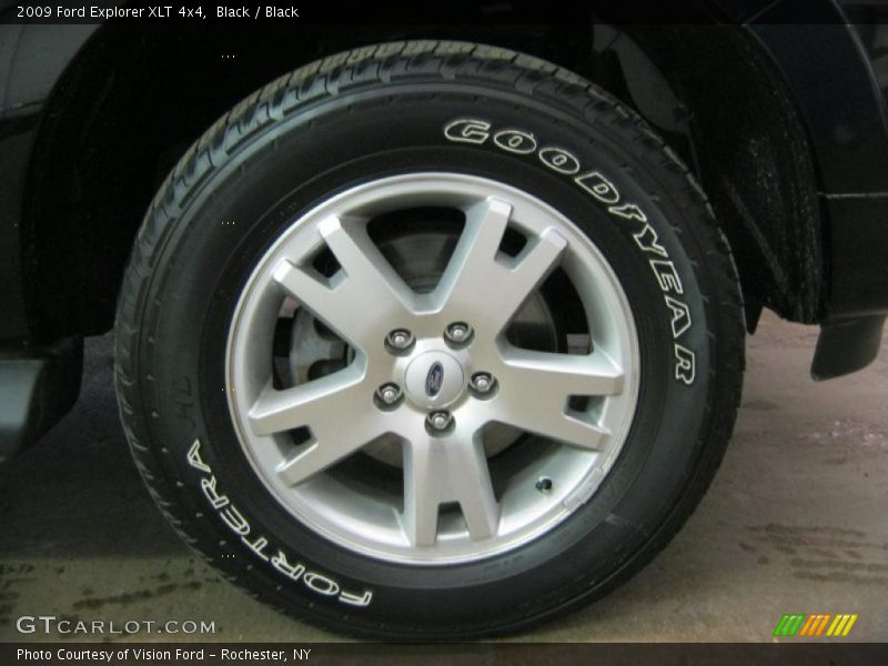 Black / Black 2009 Ford Explorer XLT 4x4