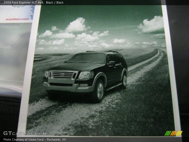 Black / Black 2009 Ford Explorer XLT 4x4