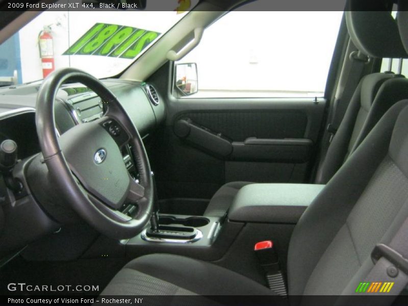 Black / Black 2009 Ford Explorer XLT 4x4