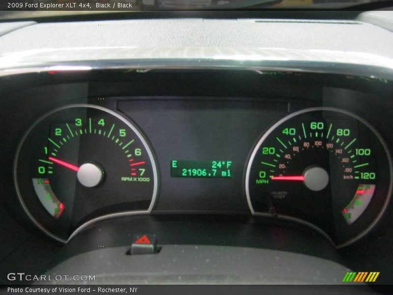 Black / Black 2009 Ford Explorer XLT 4x4