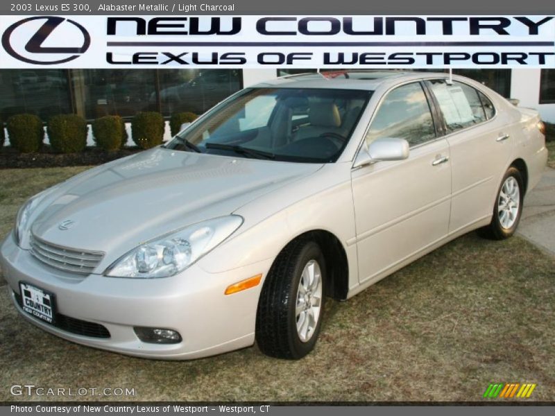 Alabaster Metallic / Light Charcoal 2003 Lexus ES 300