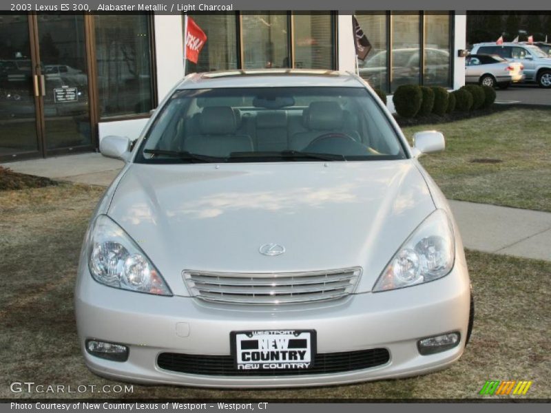 Alabaster Metallic / Light Charcoal 2003 Lexus ES 300
