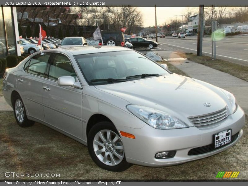 Alabaster Metallic / Light Charcoal 2003 Lexus ES 300