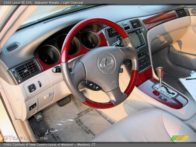 Alabaster Metallic / Light Charcoal 2003 Lexus ES 300