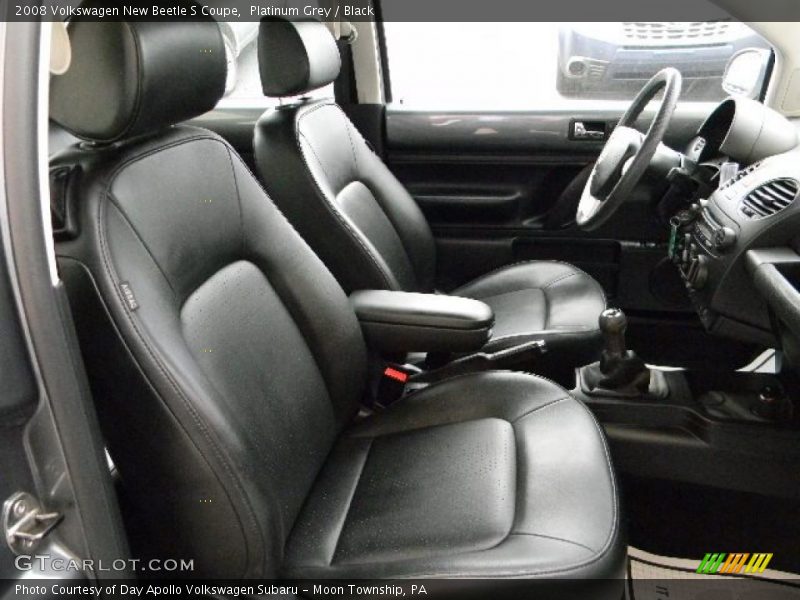 Platinum Grey / Black 2008 Volkswagen New Beetle S Coupe