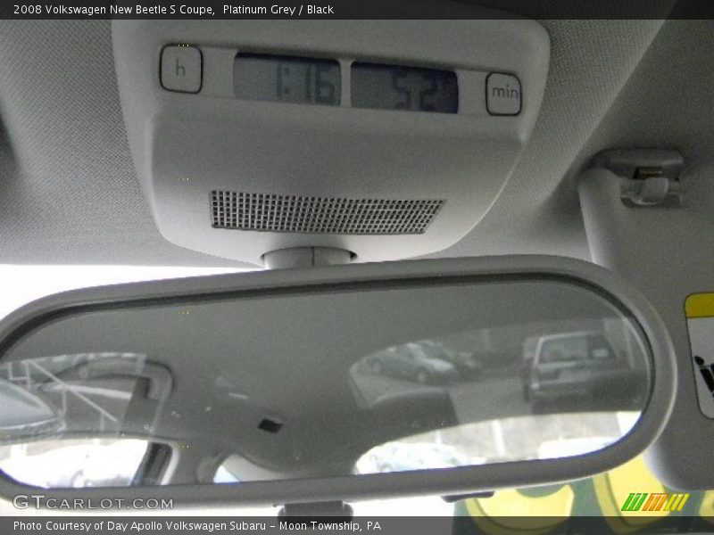Platinum Grey / Black 2008 Volkswagen New Beetle S Coupe