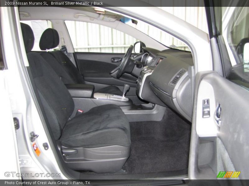 Brilliant Silver Metallic / Black 2009 Nissan Murano SL