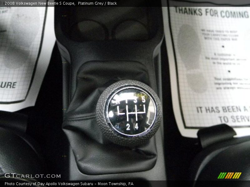 Platinum Grey / Black 2008 Volkswagen New Beetle S Coupe