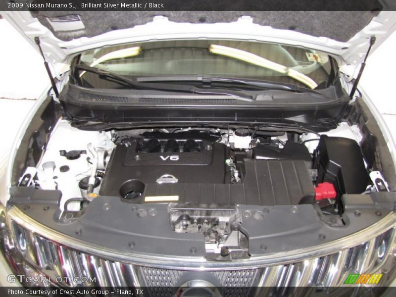Brilliant Silver Metallic / Black 2009 Nissan Murano SL