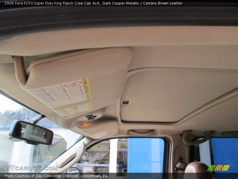 Dark Copper Metallic / Castano Brown Leather 2006 Ford F250 Super Duty King Ranch Crew Cab 4x4