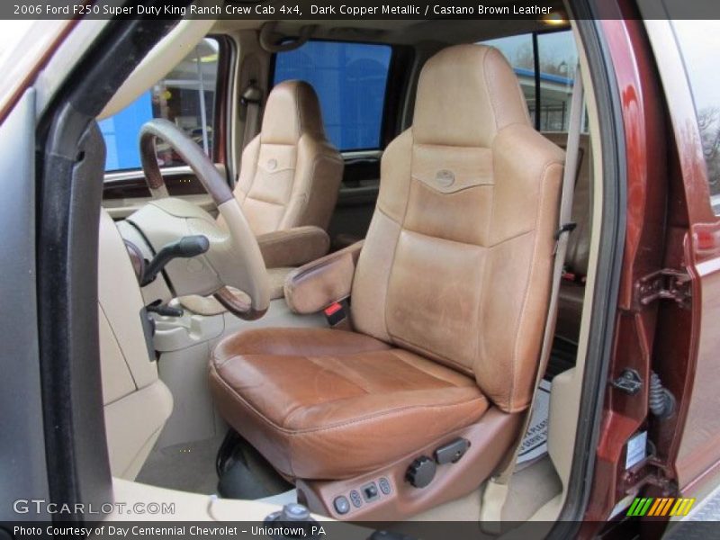 2006 F250 Super Duty King Ranch Crew Cab 4x4 Castano Brown Leather Interior