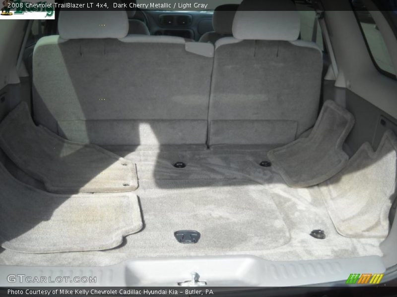Dark Cherry Metallic / Light Gray 2008 Chevrolet TrailBlazer LT 4x4