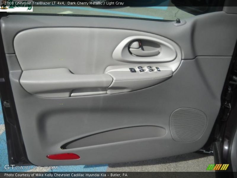 Dark Cherry Metallic / Light Gray 2008 Chevrolet TrailBlazer LT 4x4