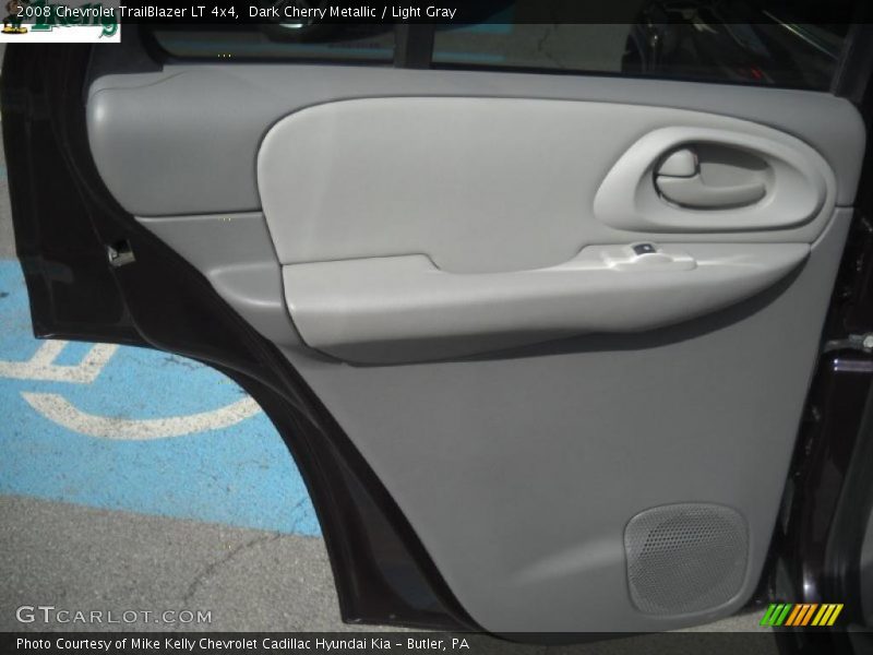 Dark Cherry Metallic / Light Gray 2008 Chevrolet TrailBlazer LT 4x4