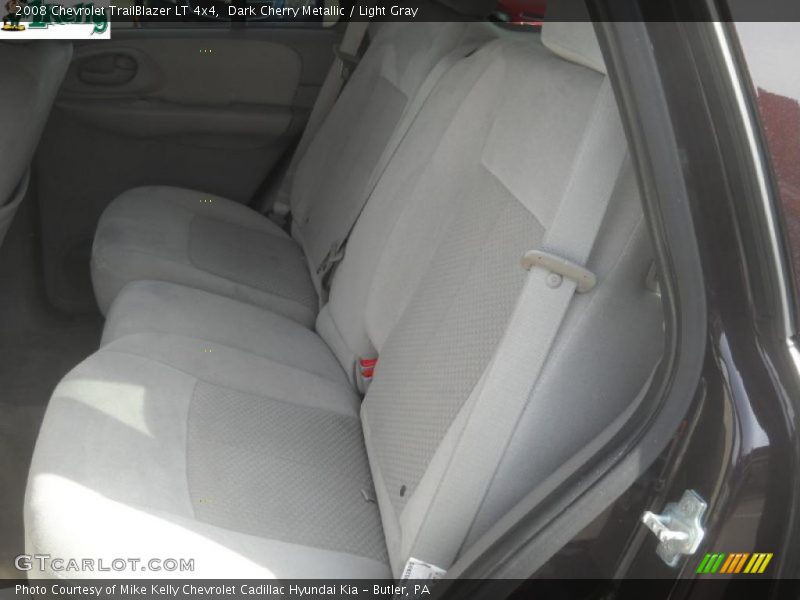 Dark Cherry Metallic / Light Gray 2008 Chevrolet TrailBlazer LT 4x4