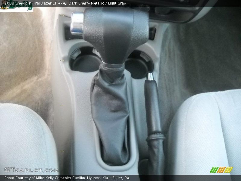 Dark Cherry Metallic / Light Gray 2008 Chevrolet TrailBlazer LT 4x4