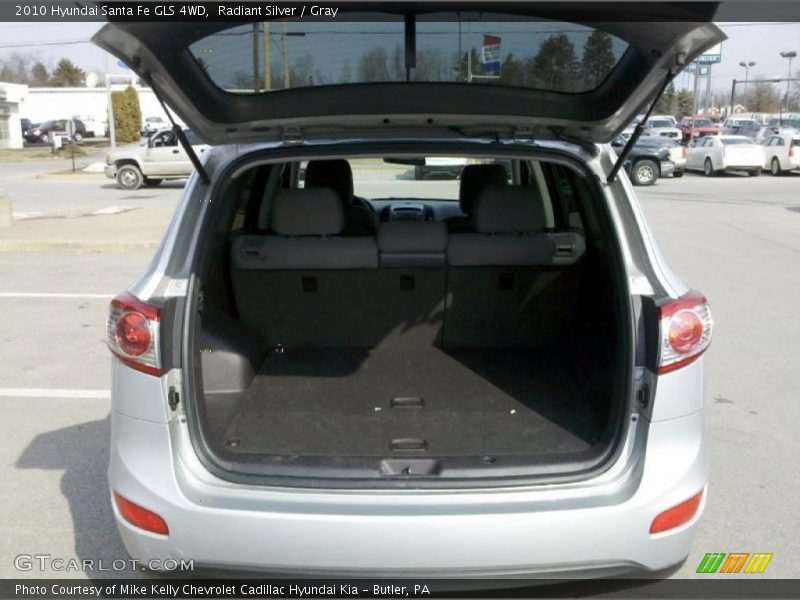 Radiant Silver / Gray 2010 Hyundai Santa Fe GLS 4WD