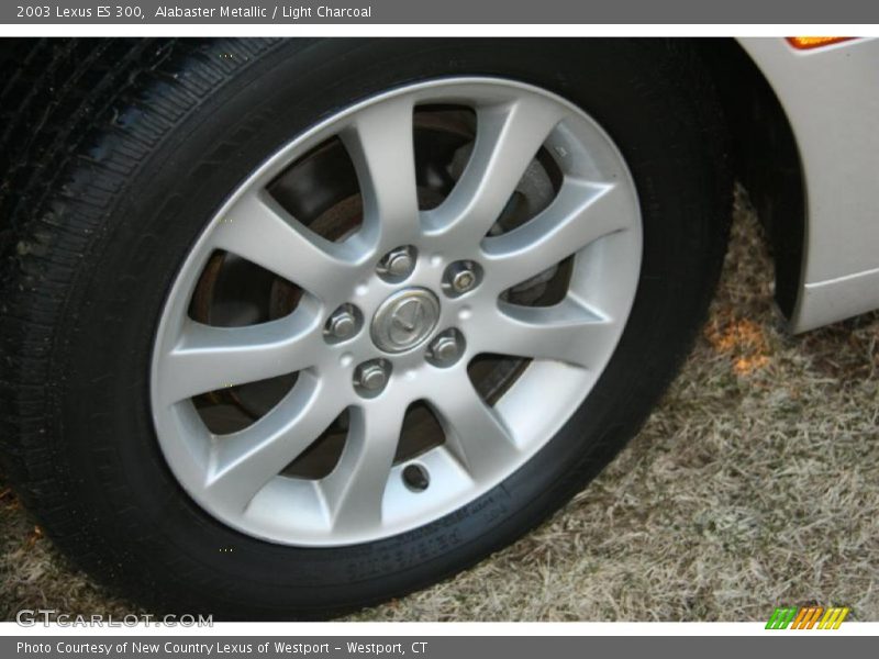 Alabaster Metallic / Light Charcoal 2003 Lexus ES 300